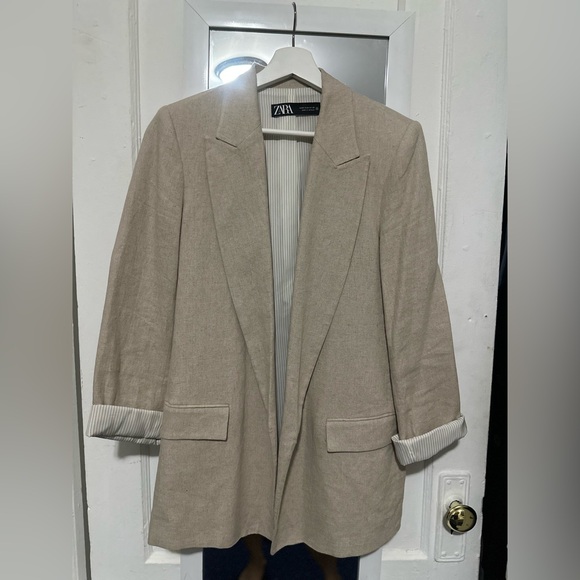 Zara Jackets Coats Zara Linen Blazer Final Price Poshmark zara-jackets-coats-zara-linen-blazer-final-price-poshmark